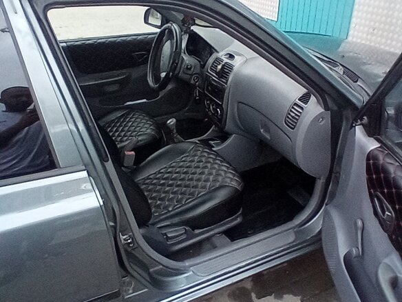 2004 Hyundai Accent ТагАЗ II, серый, 270000 рублей - вид 5