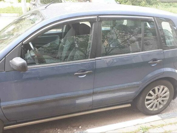 2005 Ford Fusion I, синий, 350000 рублей - вид 4