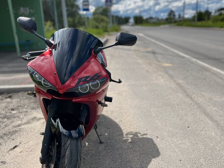 2007 Yamaha YZF-R6, красный, 650000 рублей, вид 5