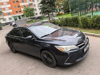2016 Toyota Camry US Market VII (XV50) Рестайлинг, синий, 1500000 рублей, вид 3
