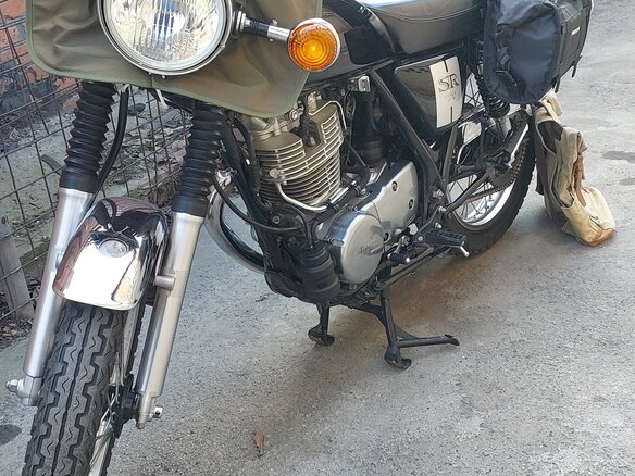 2020 Yamaha SR400, чёрный, 600000 рублей - вид 15