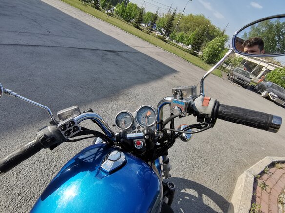 1987 Honda VF 750, синий - вид 4