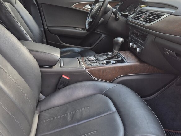 2013 Audi A6 IV (C7), серый, 1650000 рублей - вид 7