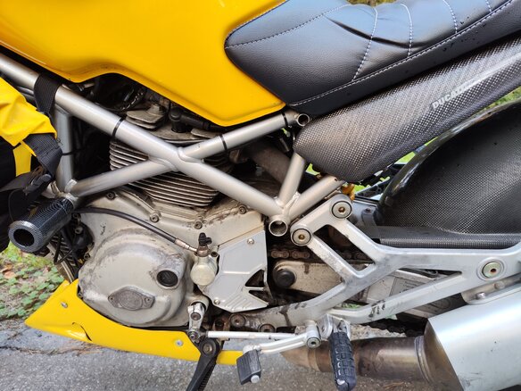 2003 Ducati Monster 1000, жёлтый, 350000 рублей - вид 13
