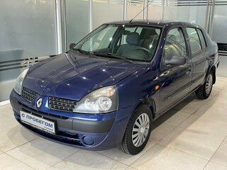 2002 Renault Symbol I Рестайлинг, синий, 305000 рублей, вид 1