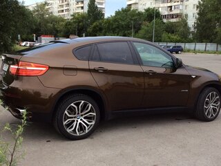 2013 BMW X6 35i I (E71) Рестайлинг, коричневый, 2350000 рублей, вид 4