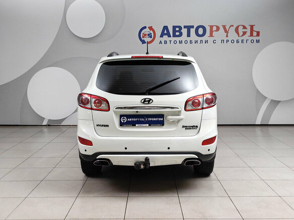 2011 Hyundai Santa Fe II Рестайлинг, белый, 1244000 рублей - вид 3