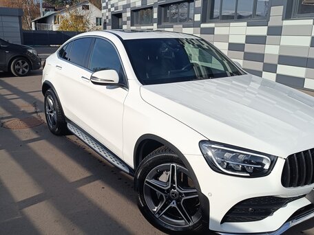 2021 Mercedes-Benz GLC Coupe 220 d I (C253) Рестайлинг, белый, 6050000 рублей, вид 1