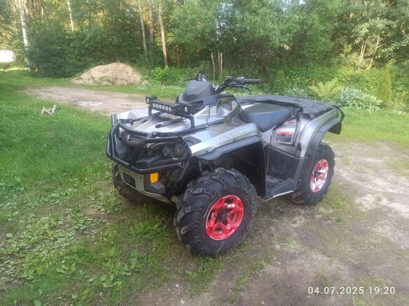 2013 BRP Can-Am Outlander 500, серый, 570000 рублей - вид 13