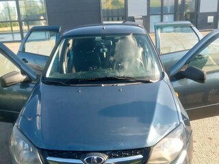 2013 Lada (ВАЗ) Kalina II, серый, 315000 рублей, вид 4