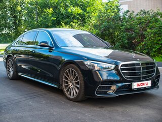 2021 Mercedes-Benz S-Класс 450 Long 4MATIC VII (W223), чёрный, 11450000 рублей, вид 1