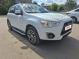 2014 Mitsubishi ASX I Рестайлинг, белый, 1400000 рублей, вид 3