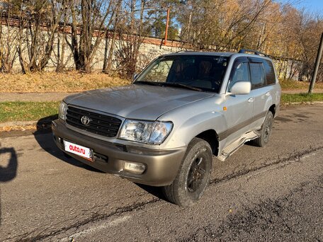 1999 Toyota Land Cruiser 100 Series, серебристый, 1099000 рублей, вид 1