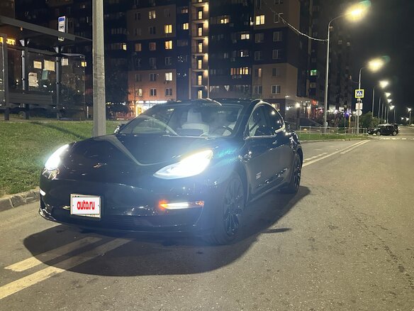 2018 Tesla Model 3 Long Range I, чёрный, 2490000 рублей - вид 3