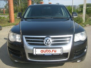 2008 Volkswagen Touareg I Рестайлинг, чёрный, 1500000 рублей, вид 3