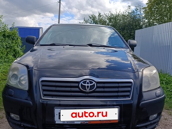 2005 Toyota Avensis II, чёрный, 280000 рублей