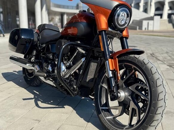 2018 Harley-Davidson Sport Glide, оранжевый - вид 9