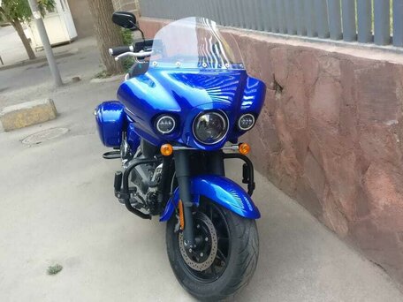 2014 Kawasaki VN1700 Vulcan, синий, 700000 рублей, вид 4