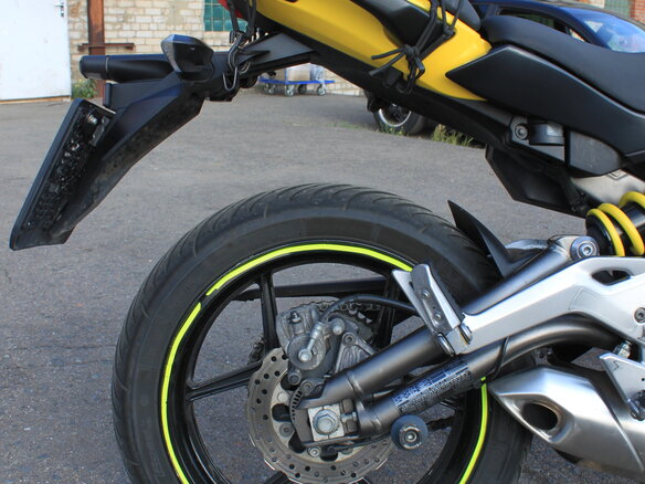2012 Kawasaki ER-6N, жёлтый, 380000 рублей - вид 3