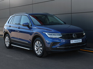 2021 Volkswagen Tiguan II Рестайлинг, синий, 2849000 рублей, вид 3