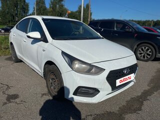 2018 Hyundai Solaris II, белый, 530000 рублей, вид 2