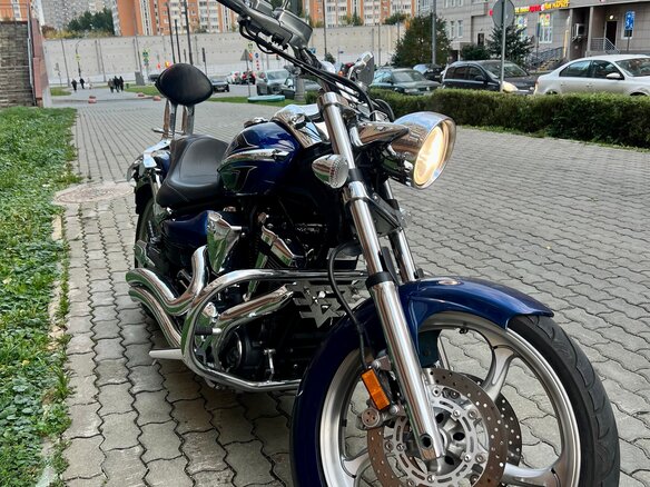 2010 Yamaha XV 1900, синий, 1150000 рублей - вид 3