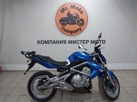 2008 Kawasaki ER-6N, синий, 399000 рублей, вид 1