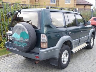 1999 Toyota Land Cruiser Prado 90 Series Рестайлинг, зелёный, 750000 рублей, вид 5