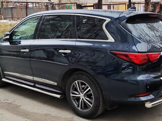 2017 Infiniti QX60 I Рестайлинг, синий, 2450000 рублей, вид 4