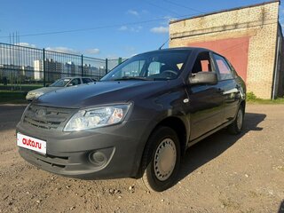 2014 Lada (ВАЗ) Granta I, серебристый, 380000 рублей, вид 1