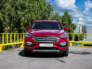 2015 Hyundai Santa Fe III Рестайлинг, красный, 1698000 рублей, вид 2