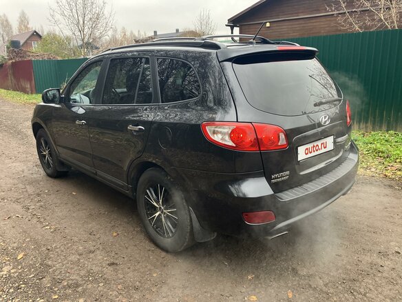 2008 Hyundai Santa Fe II, чёрный, 1000000 рублей - вид 2