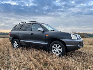 2004 Hyundai Santa Fe I, чёрный, 550000 рублей, вид 5