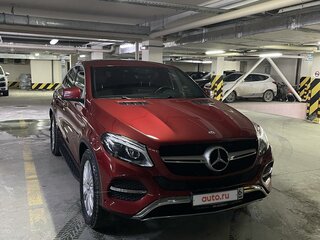 2017 Mercedes-Benz GLE Coupe 400 I (C292), красный, 4350000 рублей, вид 4