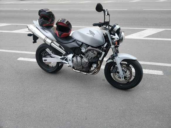 2003 Honda CB 600F Hornet, серебристый, 420000 рублей