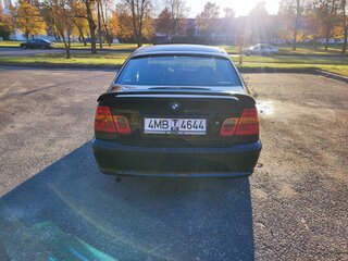 2002 BMW 3 серии 318i IV (E46) Рестайлинг, чёрный, 570000 рублей, вид 4
