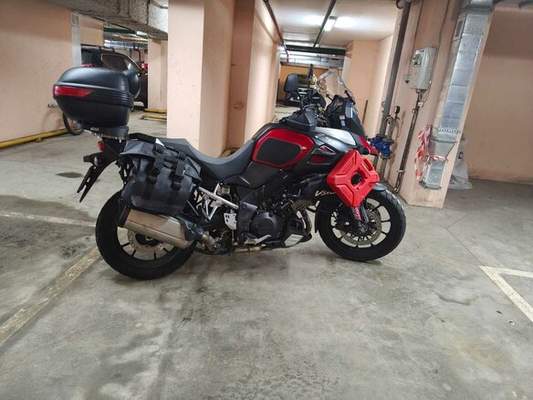 2015 Suzuki V-Strom 1000, пурпурный, 790000 рублей - вид 6