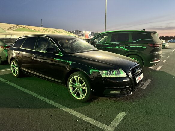 2009 Audi A6 III (C6) Рестайлинг, чёрный, 1190000 рублей - вид 6