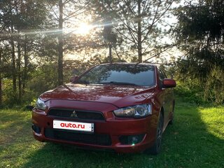 2008 Mitsubishi Lancer X, красный, 630000 рублей, вид 3