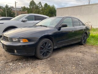 2002 Mitsubishi Galant VIII Рестайлинг, чёрный, 265000 рублей, вид 1