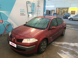 2007 Renault Megane II Рестайлинг, красный, 299000 рублей, вид 1