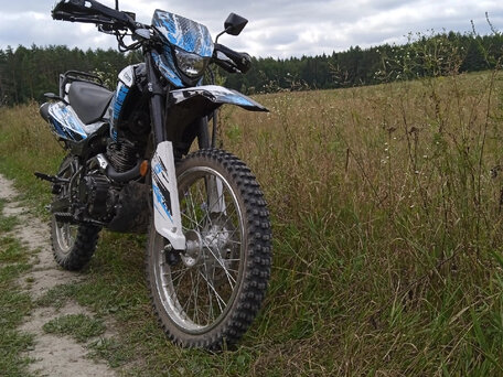 2021 Racer Enduro, синий, 120000 рублей, вид 4