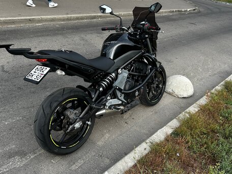2009 Kawasaki ER-6N, чёрный, 550000 рублей, вид 4
