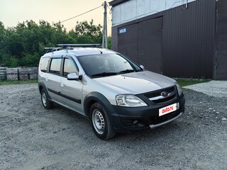 2015 Lada (ВАЗ) Largus Cross I, серебристый, 600000 рублей, вид 2