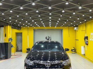 2014 Toyota Camry VII (XV50), чёрный, 1650000 рублей, вид 2
