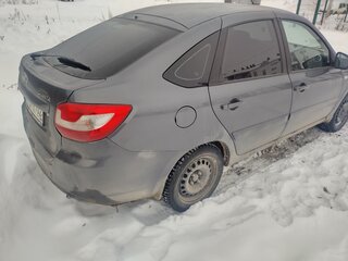 2015 Lada (ВАЗ) Granta I, серебристый, 500000 рублей, вид 4