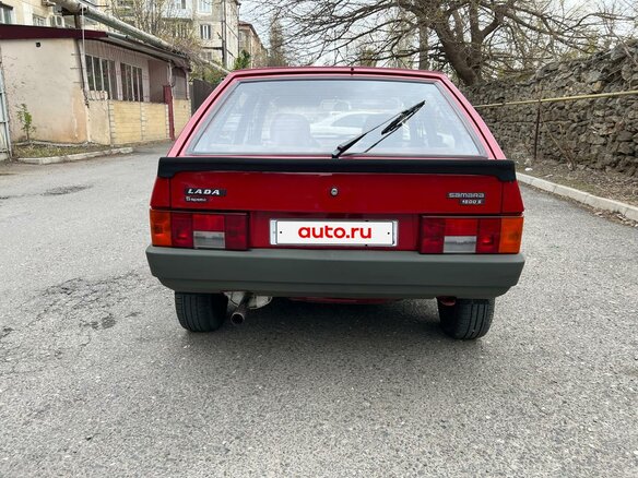 1991 Lada (ВАЗ) 2109, красный, 440000 рублей - вид 6