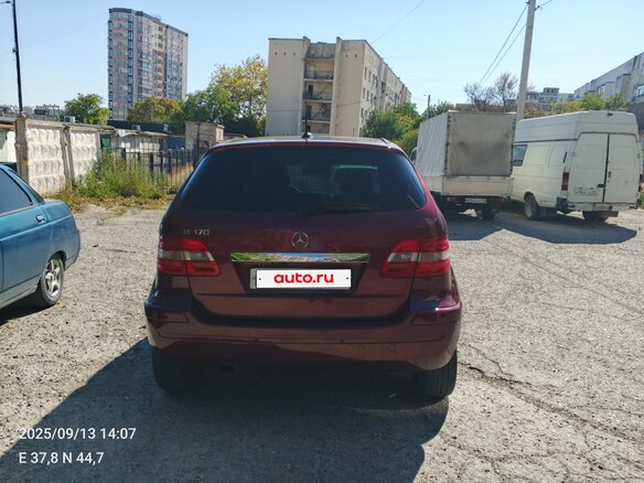 2005 Mercedes-Benz B-Класс 170 I (W245), пурпурный, 750000 рублей - вид 5
