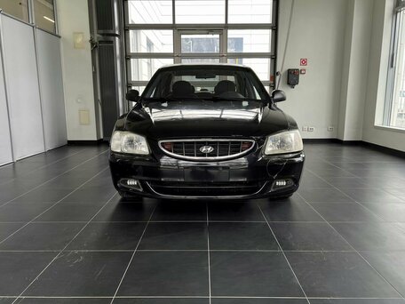 2008 Hyundai Accent ТагАЗ II, чёрный, 400000 рублей, вид 2