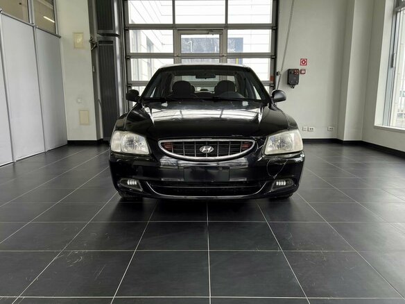 2008 Hyundai Accent ТагАЗ II, чёрный, 400000 рублей - вид 1